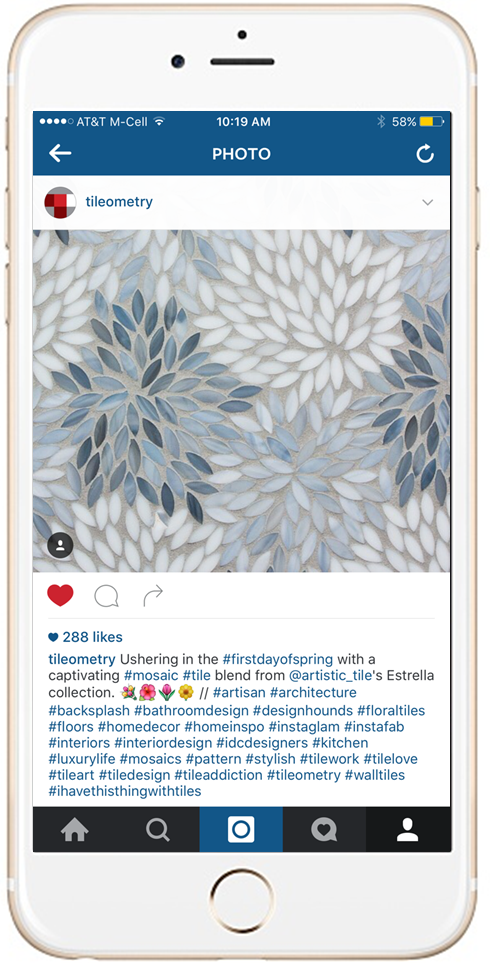 Tile Industry's Tileometry on Instagram
