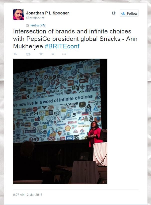 Connecting With Customers In A World of infinite choices: Doritos At #BRITEconf 2015