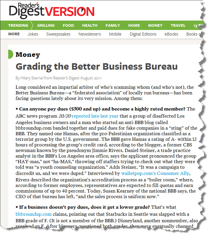 Better Business Bureau