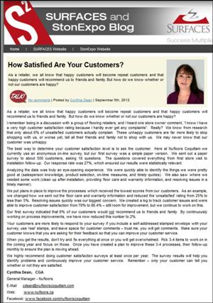 Customer Satisfaction: Do You Assume or Have you Asked?