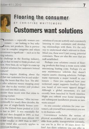 Customers Want Solutions by C.B. Whittemore