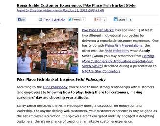 Pike Place Fish Market Customer Experience