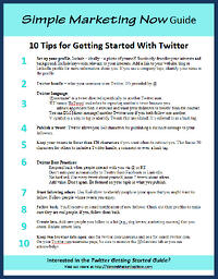 Simple Marketing Nows' Top 10 Twitter Tips