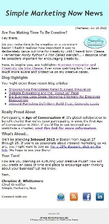 SMN July 2012 newsletter