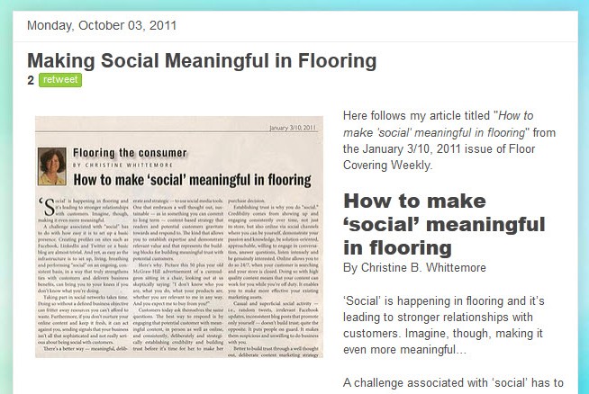 Making Social Meaningful