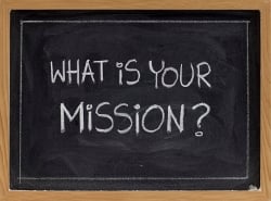 Bring your company mission statement to life on your business blog.