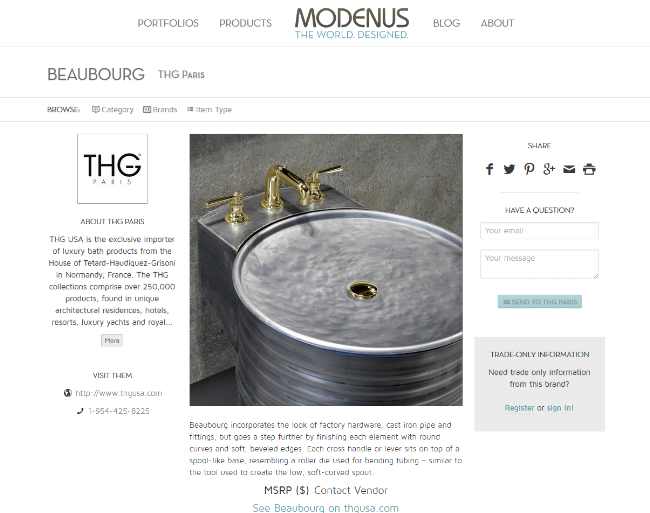 Within Product Categories, Explore Specific Products on Modenus.com 3.0
