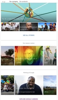 Énoncé de mission de Google 
