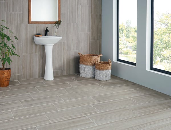 Crossville Tile's Java Joint looks beautiful on floors and walls