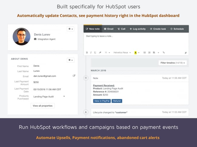 DepositFix: built specifically for HubSpot users to run workflows and campaigns based on payment events