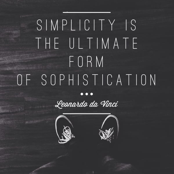 Why Simple Marketing? Simplicity is the ultimate form of sophistication