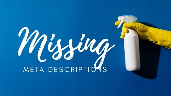 Are Your Meta Descriptions Missing or Duplicated? (Video)